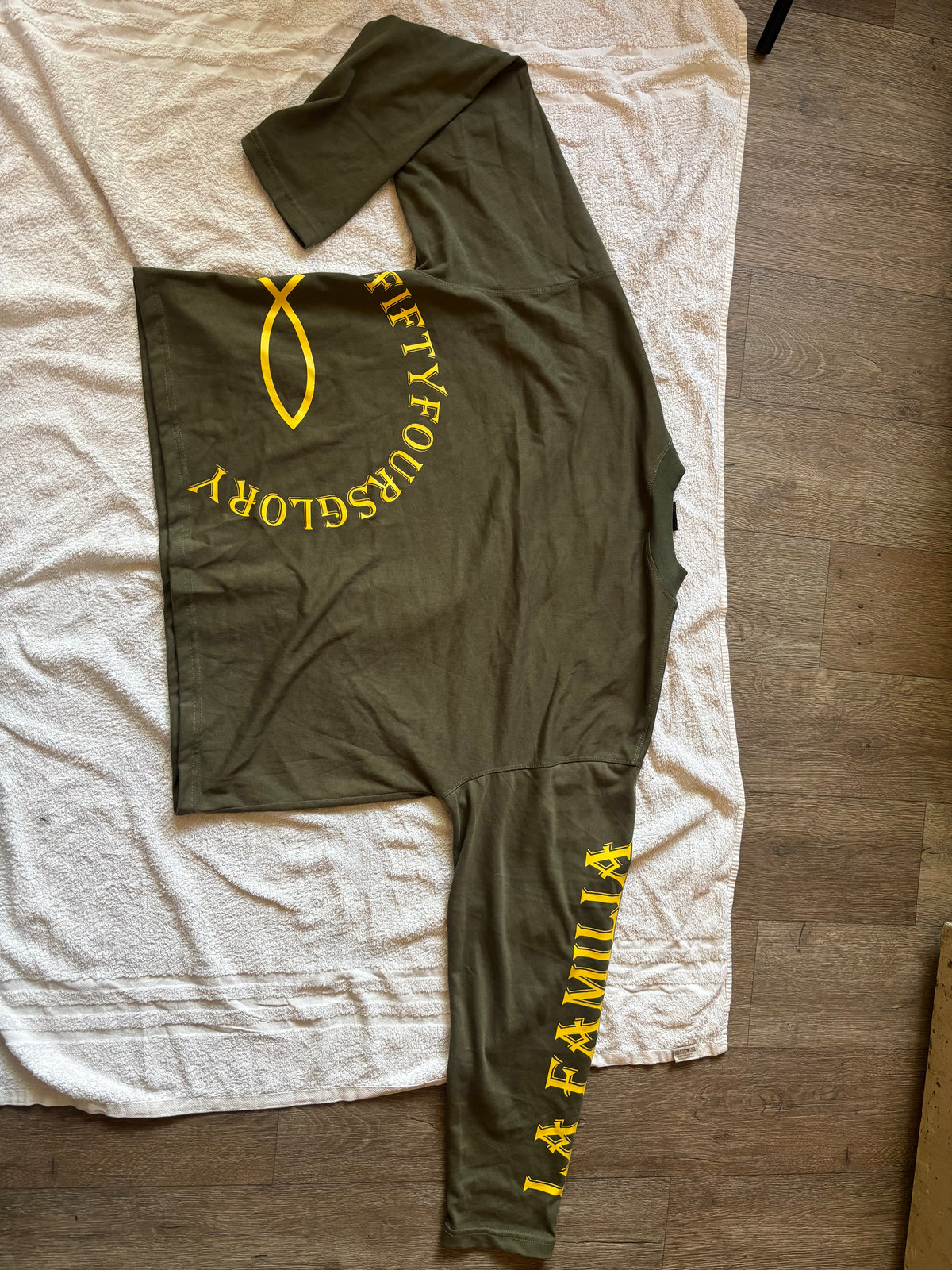 Long sleeve green olive